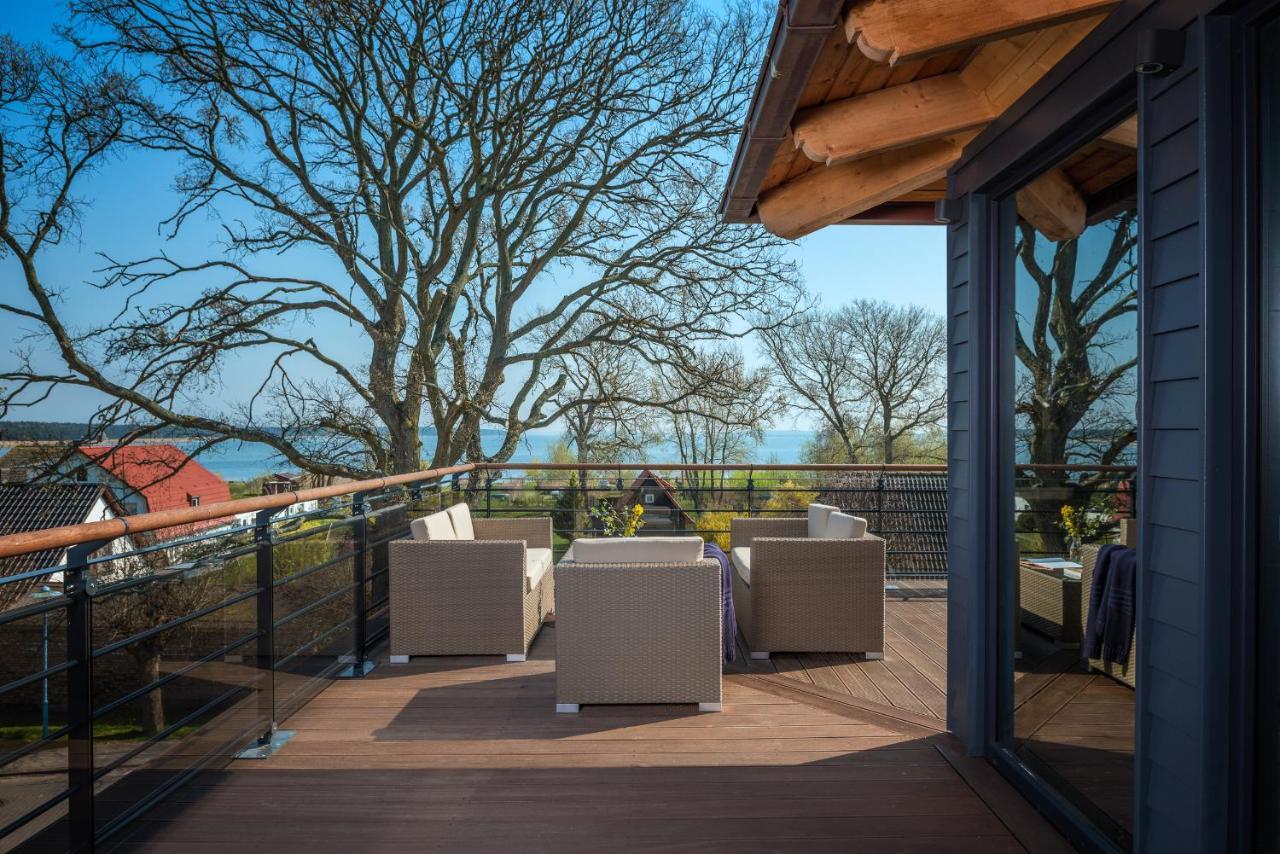 Villa Lotsenhaeuser Ruegen - Luxus Ferienhaus - 3 Schlafzimmer - Sauna - Dachterrasse Mit Boddenblick Breege Buitenkant foto