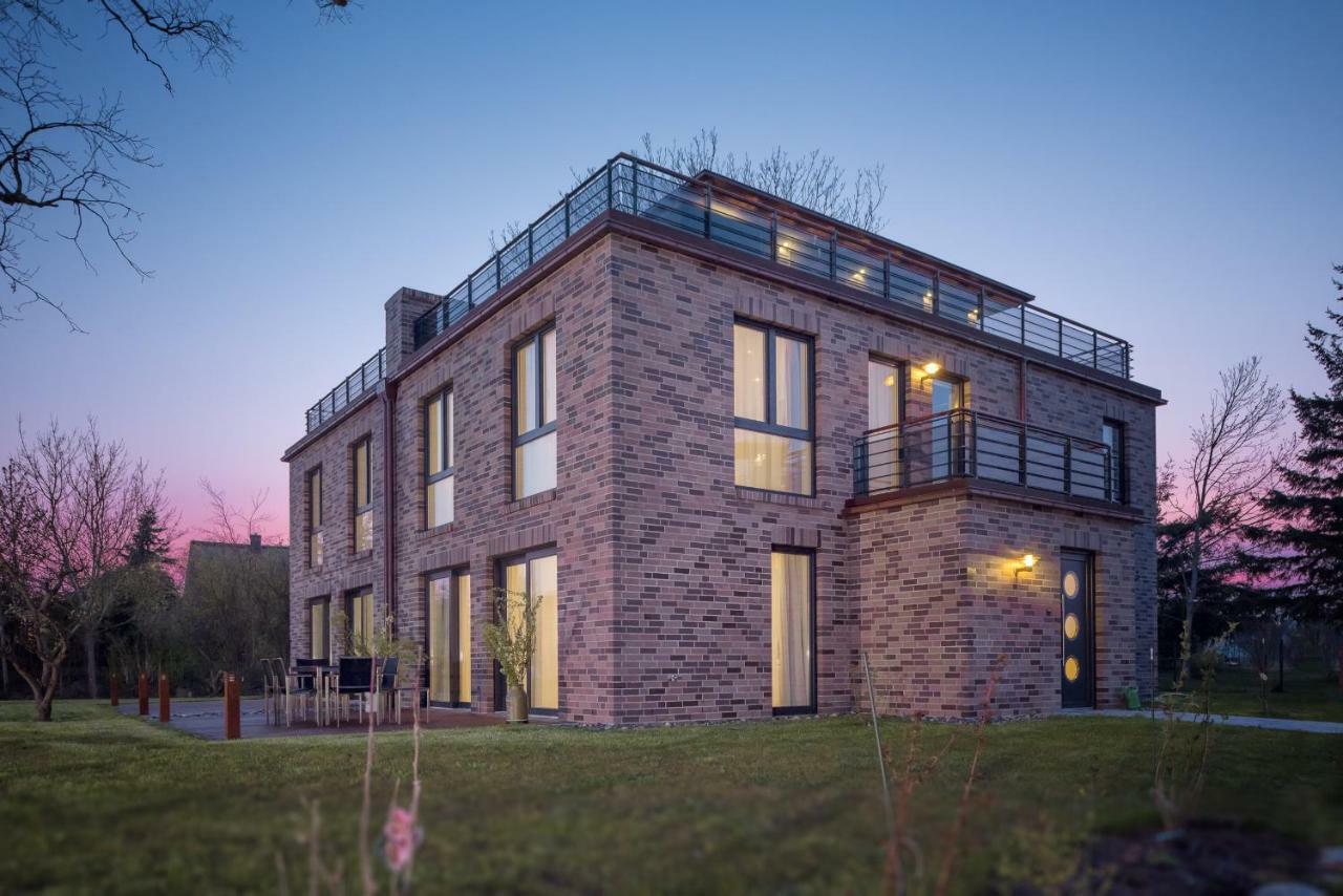 Villa Lotsenhaeuser Ruegen - Luxus Ferienhaus - 3 Schlafzimmer - Sauna - Dachterrasse Mit Boddenblick Breege Buitenkant foto